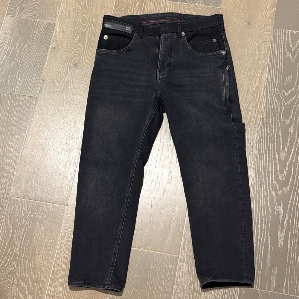 Neil Barrett Dark Gray Men's Straight Jeans
